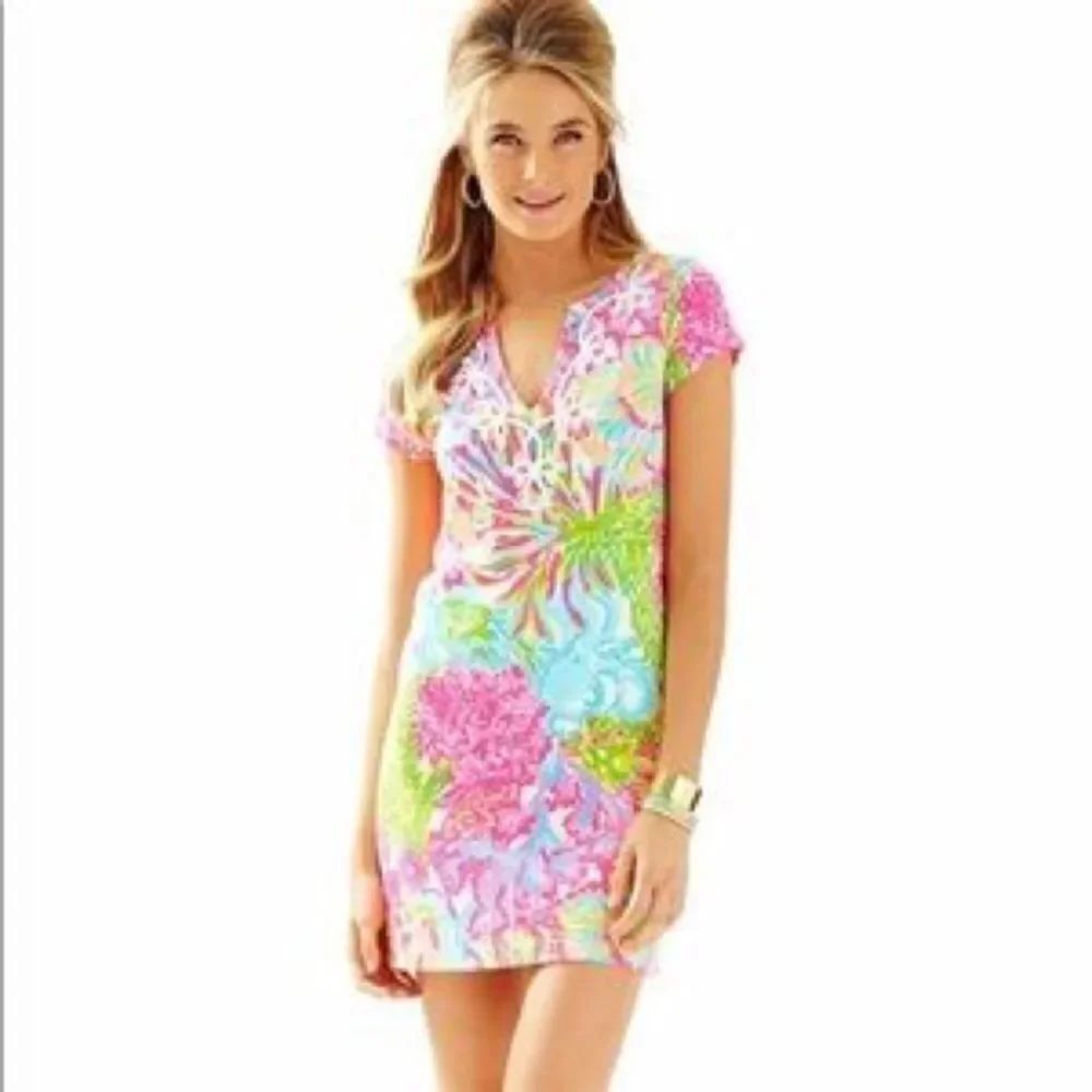 Lilly Pulitzer Brewster Lovers Coral Dress